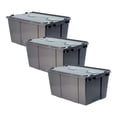 thumbnail image 1 of Contenedores Uso Rudo BoxArch30 3 Pzas 30kg 60x40x32cm Apilable Bisagras Polietileno Color Gris., 1 of 1