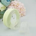 thumbnail image 1 of Satin Ribbon 50 Yards/ Roll 1 In Inch Gift Wrapping Bulk Sheer Organza Chiffon Ribbon(), 1 of 5