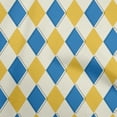thumbnail image 1 of oneOone Cotton Poplin Medium Blue Fabric Argyle Diy Clothing Quilting Fabric Print Fabric By Yard 56 Inch Wide, 1 of 4