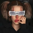 thumbnail image 2 of 1 par de gafas de sol de Halloween, elegantes gafas de sol con forma de calavera, gafas novedosas, gafas de sol, gafas novedosas, gafas de sol con forma de calavera para fiesta de Halloween., 2 of 4
