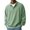 Green, variant on GrmtClth Shirts for Men Long Sleeve Lapel Button Collar Textured Polo Pullover Fall Winter Loose Casual Daily Streetwear Top Gray M