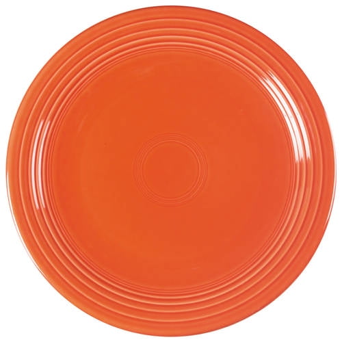 Open Box Homer Laughlin Fiesta Persimmon (Intro 1989) Chop Plate (Round Platter) 3944297