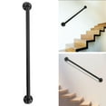 thumbnail image 6 of 3Ft Wall-Mounted Handrail Stairs Metal Railing Indoor Outdoor Wall Balustrade, 6 of 13
