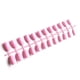 thumbnail image 5 of Guardurnaity 24 piezas de uñas prensadas sólidas en forma cuadrada de longitud media, uñas artificiales de color francés DIY para salones de diecisiete 10Conjunto, 5 of 6