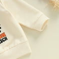 thumbnail image 4 of Toddler Baby Boy Halloween Outfit Pumpkin Crewneck Sweatshirt Long Sleeve Shirts Top and Pants Set Fall Winter Clothes, 4 of 8