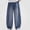 A Blue, variant on Boys Denim Pants (5-15) Solid Color Leisure Sports Wide Leg Full Length Jeans Black Size 9