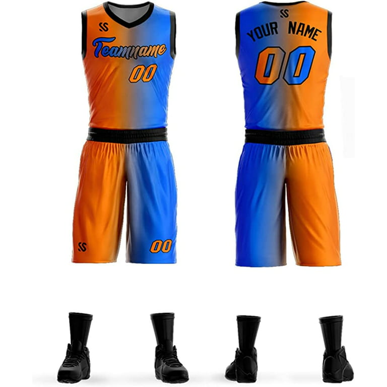 custom team basketball jerseys instock unifroms print with name and number  ,kids&men's basketball uniform 19