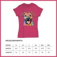 thumbnail image 5 of Tee Hunt Dean Russo Pets Art Pit Bull T-Shirt Everyone Has Best Dogs Women's T-Shirt Tee, Pink, Small, 5 of 5