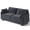Dark Gray-75'' Loveseat, variant on Loveseat Sofa, Lofka 74.8" Cloud Couch for Living Room with Deep Seat, Corduroy for Small Space, Dark Gray