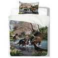 thumbnail image 2 of Home Decor Bed Set Children's Favorite Quilt Cover Jurassic Dinosaur 3D Bedding Set Duvet Cover Set,California King (98"x104"), 2 of 6