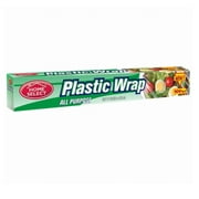 Home Select 6091-12 Clear Plastic Wrap, 100 Feet x 12 Inch, Each