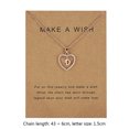 thumbnail image 5 of SANAG 26 Letters D Heart Shape Pendant Necklace Rhinestone Rose Golden Clavicular Chain Jewelry Couple Gift, 5 of 5