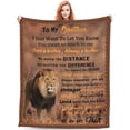 thumbnail image 1 of LHSHID Daughter Birthday Gift Blanket Flannel Soft and Comfortable Anti static Bed Sofa Blanket 50x60in, 1 of 6