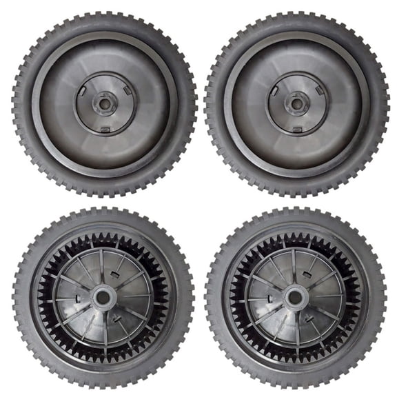 (4) Lawn Mower Front Drive Wheels For Craftsman 180767 701575 150340 700783