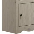 thumbnail image 4 of Stav Nightstand- 1 Drawer and Door- 25 Inch- Plank Style- White Solid Wood, 4 of 6