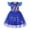 A03669-Blue, variant on Benylion Girls Costumes Popular Musical Princess Dresses Fancy Dress Up Clothes Toddler Halloween Party Cosplay Outfit for 5-6 Years