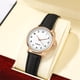 thumbnail image 1 of Reloj de cuarzo para mujer, relojes de cuarzo luminosos y tenues para mujer con correa de cuero estampada, reloj de pulsera informal, regalo maravilloso., 1 of 3