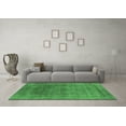 thumbnail image 3 of Ahgly Company Indoor Square Oriental Emerald Green Industrial Area Rugs, 5' Square, 3 of 4