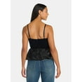 thumbnail image 3 of Madden NYC Women's Sleeveless Velour Bubble Hem Top, Sizes XXS-XXL, 3 of 5