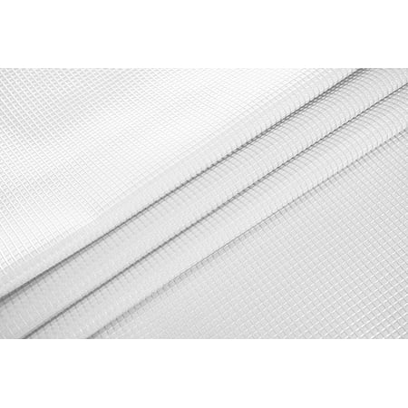 Dainty Home Hotel Collection Heavy Duty Waffle Weave Fabric Shower Curtain - White