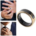 thumbnail image 1 of Ring Fitness Tracker Ring with Touch Screen IP68  Control Video Page Turner Multiple Sport Modes Smart Health Ring, 1 of 7