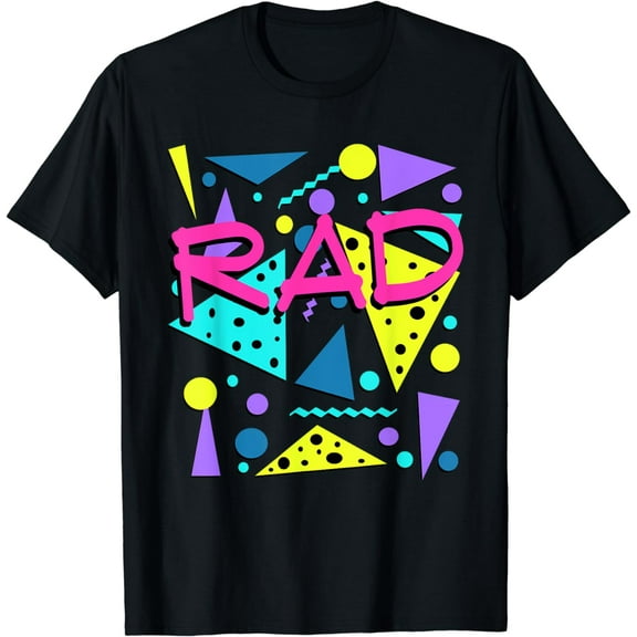 Rad 1980s Vintage Eighties Costume Party t-shirt T-Shirt