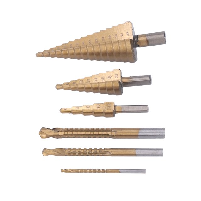 Embout de Perceuse, Ensemble d'Embouts de Perceuse à Marquage Clair Robuste avec Boîte de Rangement pour PVC pour Alliage d'Aluminium