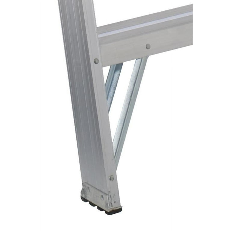 Louisville Ladder 8' Aluminum Step Ladder, 12' Reach, 250 lbs Load Capacity, W-2112-08S Louisville Ladder 8' Aluminum Step Ladder, 12' Reach, 250 lbs Load Capacity, W-2112-08S