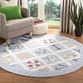 thumbnail image 2 of SAFAVIEH Chelsea Agatha Sea Lovers Wool Area Rug, Ivory, 5'3" x 8'3", 2 of 10