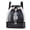 Black, variant on Women Oxford Cloth Drawstring Gym Sack Backpack Bag Large Capacity Multiple Pocket Luggage Bag Adjustable Strap Folded Shopping Bag for Shopping Work Dating Use (Black)