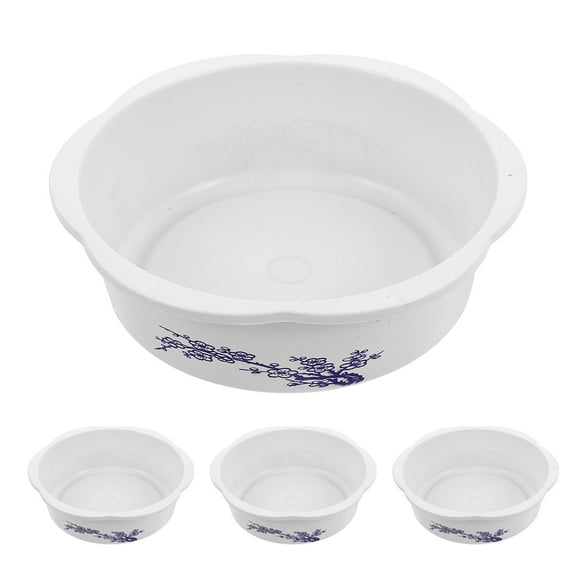 unbranded 4pcs Water Plant Pots Flower Pot Indoor Outdoor Water Plant Pots Round Flower Planter Pot Lotus Bowls Water Lily Pots Decorative Flower Pot