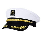 QUSENLON Sailor Hat Yacht Captain Hat Navy Marine Hat Sailor Captain Costume Sailor Captain Hat For Men Navy Marine Admiral Hat