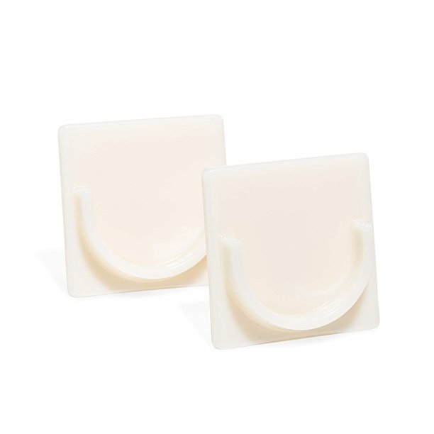 Adherion Adhesive Shower Curtain Rod Holder Rod Retainer No