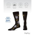 thumbnail image 6 of MeMoi Stellar Moonwalk Astronaut Men's Bamboo Blend Crew Socks - Mens - Male, 10-13, Black, 6 of 10