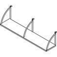 thumbnail image 5 of Lorell, 60" Panel Shelf, 1 Each, Aluminum, 5 of 5