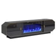 thumbnail image 3 of Blotout 70.9" Fireplace TV Stand with 40" Electric Fireplace, LED Lights, Storage Cabinet for TVs Up to 90", Modern Entertainment Center, 3 of 8