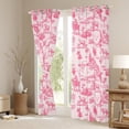 thumbnail image 3 of Manfei Western Cowgirl Cowboy Black Out Curtains, Tribal Hippie Bohemian Curtains Pack of 2 (42x63 Each), Pink Rustic Horse Bedroom Curtains, Curtains and Drapes Home Decor, 3 of 6