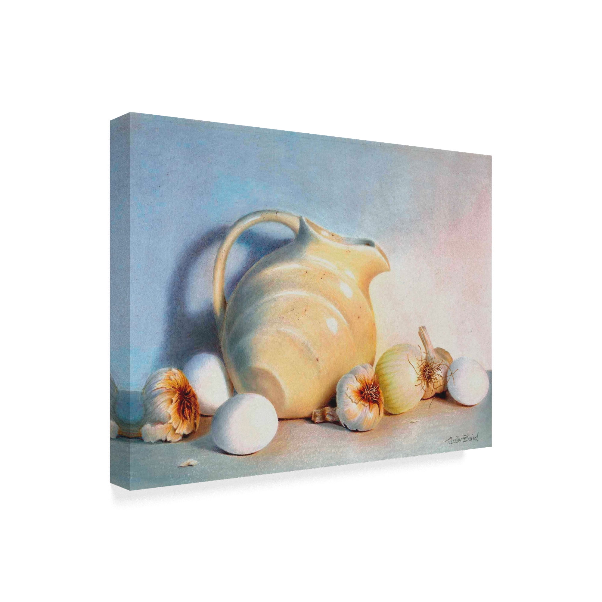 Trademark Fine Art 'White Study' Canvas Art by Cecile Baird