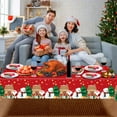 thumbnail image 5 of sruoe Tablecloth, 54 X 108in Christmas Tablecloth, Waterproof Machine Washable Foldable Red Rectangle Tablecloths, Table Cloth for Dining, Home, Party Decor, PE, 5 of 6