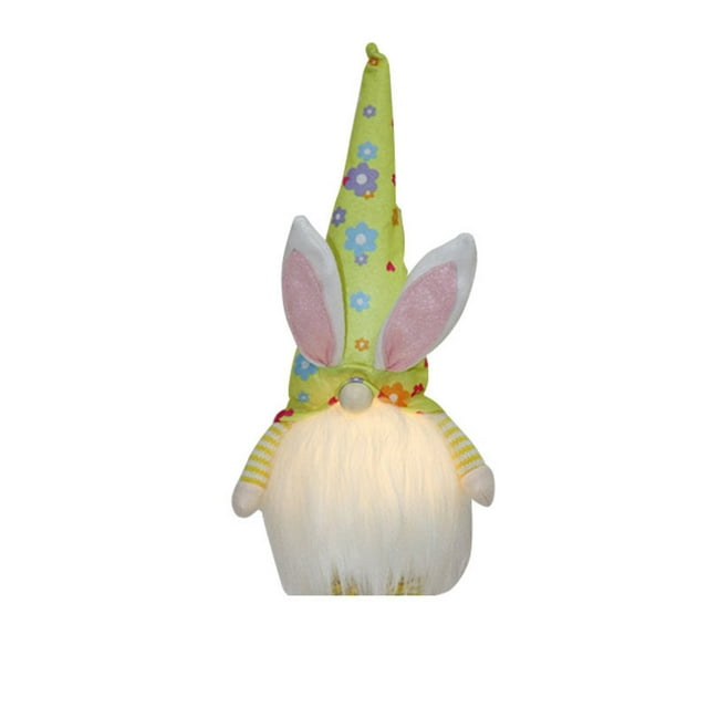 Décorations de Pâques pour Table, Décorations de Lapin de Pâques, Forme de Lapin Chaud de Pâques, Poupée Sans Visage Mignonne, Décorations de Pâques pour la Maison