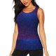thumbnail image 1 of Fotbe Neon Glitter Blusas Sin Mangas para Mujer – Estilo Casual, Corte Suelto, Slim-Fit, Cuello Redondo Deportivo, Tops de Verano para Gimnasio y Yoga-Large, 1 of 7
