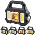 thumbnail image 1 of CNKOO Solar Searchlight Dual Light Source Searchlight Portable LED Spotlight Solar/USB Rechargeable Powerful Flashlight Waterproof Torch Light for Emergency, 1 of 8