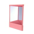 thumbnail image 2 of Dianhelloya True Reflection Non-Reversing Desktop Mirror - High Clarity Makeup Mirror for Vanity, Skincare & Travel - Ultra-Thin Design with Distortion-Free Accuracy - ABS Material, Portable Size, 2 of 7
