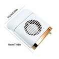 thumbnail image 4 of Speravity Ventilador trasero de asiento de automóvil con interfaz USB de 3 engranajes, Cable Universal de 5V, ventiladores de refrigeración de plástico Ventana automotriz Blanco Speravity  VI015931-02B, 4 of 6