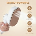 thumbnail image 3 of ZALFLEX Portable Travel Steamer, 1400W Handheld Fabric Steamer for Clothes, 3 Modes with LCD Display, 15S Fast Heat-Up Garment Steamers for Home & Travel, White, 3 of 11