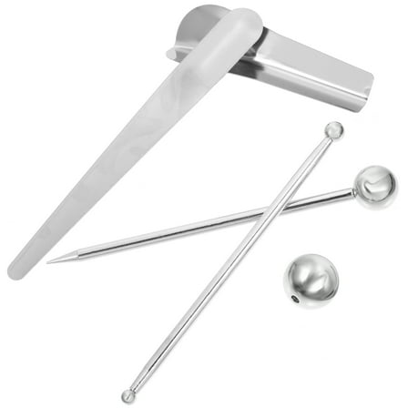 Nestingho Caulk Finishing Tools Silver Homeowners Bathroom 2 Sets 4.7In