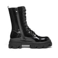 thumbnail image 2 of Bota DREAM PAIRS DMB215 Botas de Combate para Mujer Negras, 2 of 8