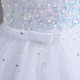 thumbnail image 6 of Girls Dresses Size 10-12 Blue Toddler Baby Girl Casual Dresses Summer Sundress Ruffle Button Down Solid Girl's Boho Dress Spring Outfits, 6 of 8