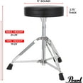 thumbnail image 4 of Pearl D50 Throne, Round Cushion - Double-Braced Legs, 4 of 4