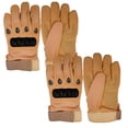 thumbnail image 1 of Guantes militares PhantomGrip 2Pares M Caqui 110mm x 220mm Cuero Sintético PVC Nailon y Microfibra., 1 of 3